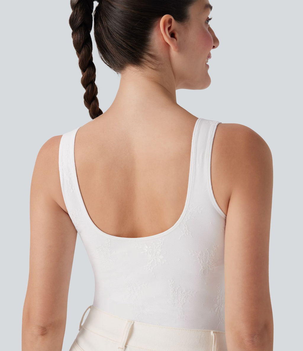 Body casual dentelle dos nu