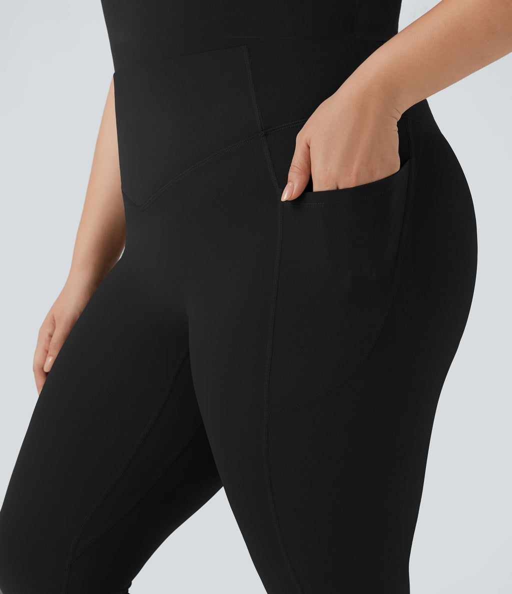 Legging d'entraînement gainant taille haute avec poches Halara UltraSculpt™