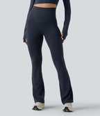 Legging de sport bootcut Halara Ultrasculpt™ taille haute gainant dos croisé avec poches