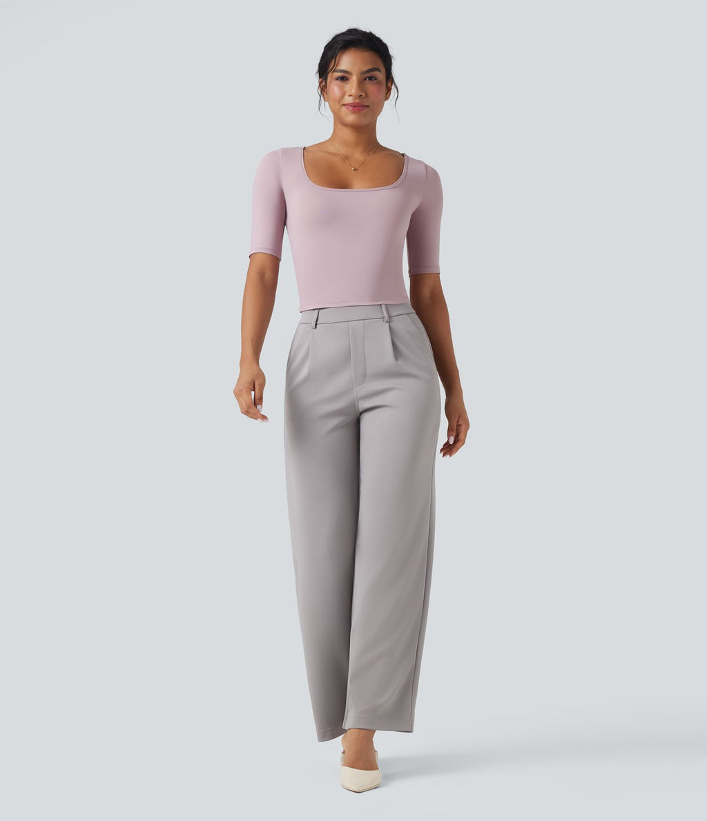 T-shirt de travail SoftlyZero™ Airy encolure arrondie manches courtes effet frais InstantCool