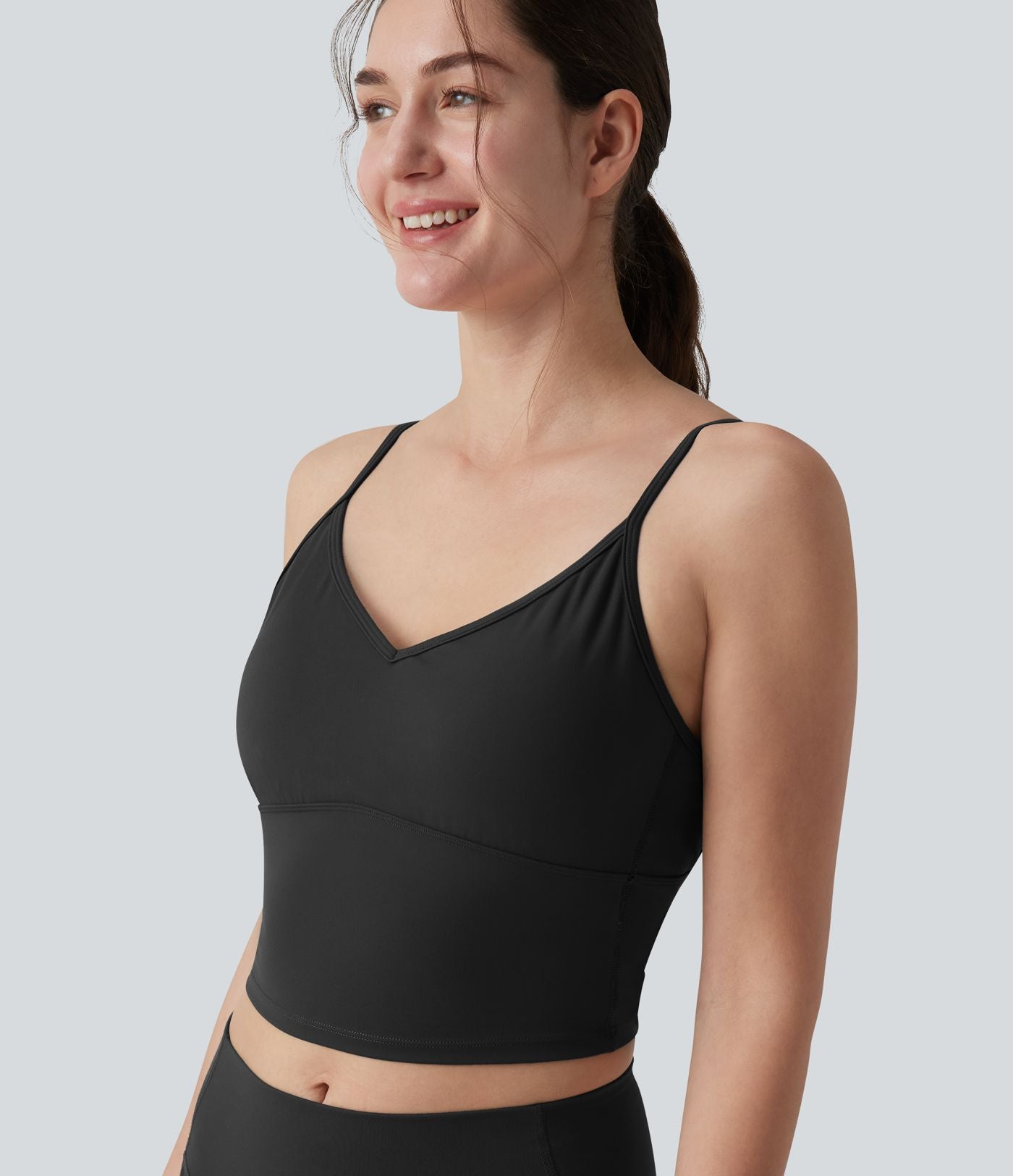 Brassière de sport SoftlyZero™ Plush maintien léger bretelles croisées dos nu