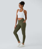 Softlyzero™ Legging Unis Poches Croisées