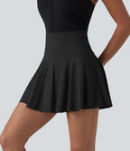 Jupe de tennis courte évasée 2-en-1 SoftlyZero™ Airy effet frais InstantCool taille haute avec poches, protection solaire UPF50+