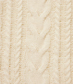 Pull col montant torsadé manches longues