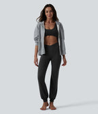 Jogging danse SoftlyZero™ croisé taille haute avec poches - UPF50+
