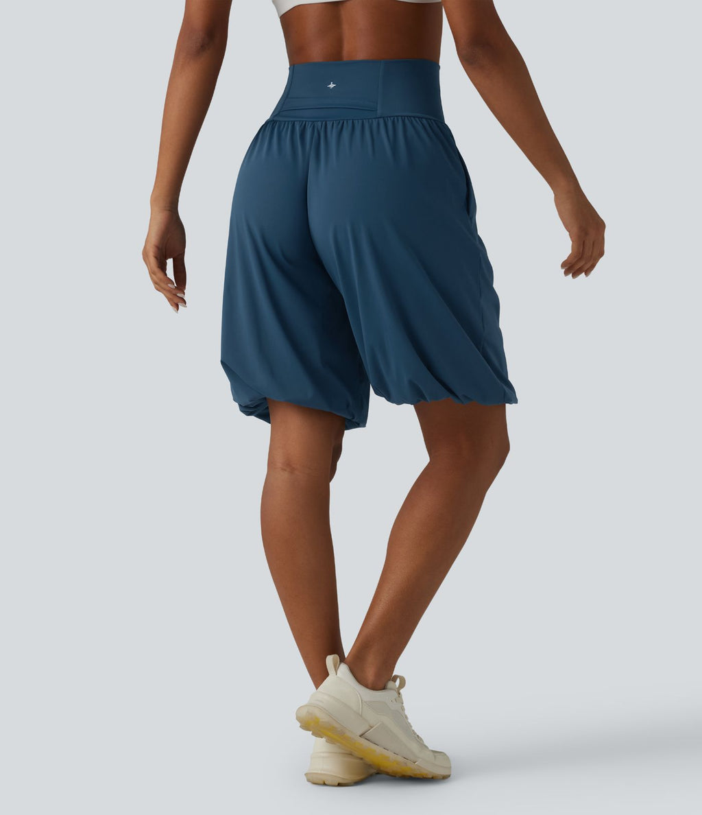Short ballon de yoga SoftlyZero™ Airy effet frais InstantCool taille très haute avec poches