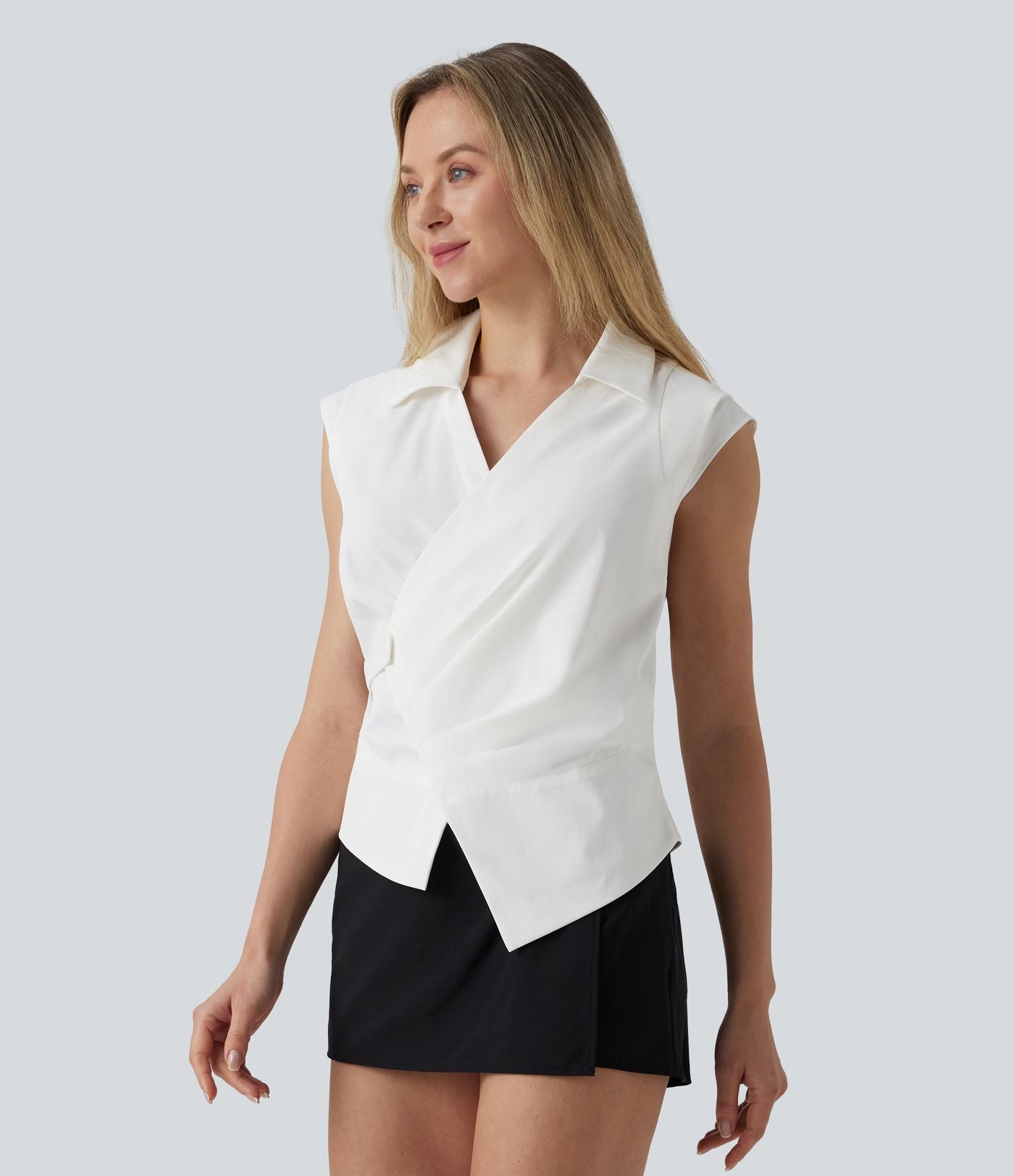 Chemise de travail sans manches portefeuille