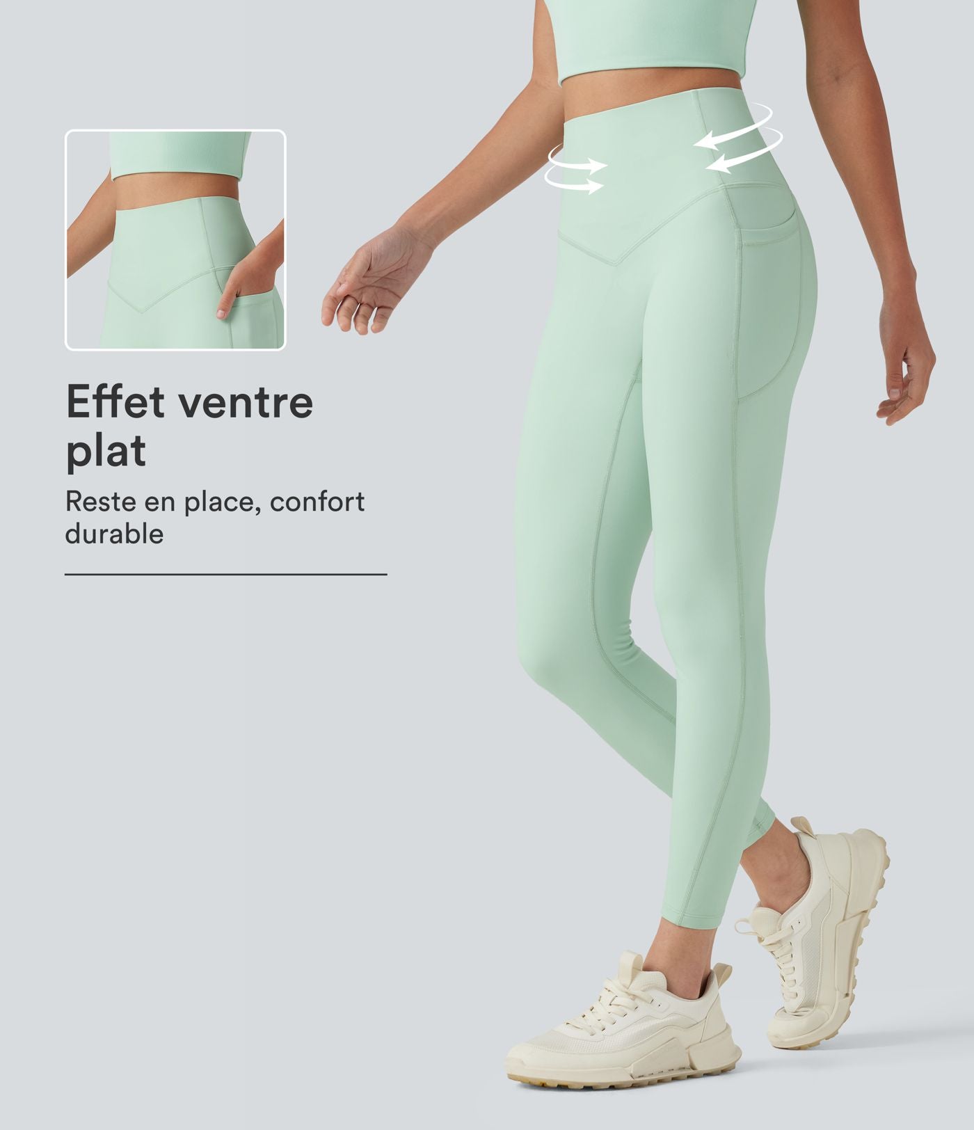 Legging Halara UltraSculpt™ gainant taille haute avec poches