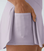 Jupe de tennis SoftlyZero™ Airy 2-en-1 avec poches latérales croisées effet frais InstantCool, Lucid, longueur allongée