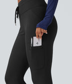 Jogging randonnée SoftlyZero™ Plush taille haute avec cordon de serrage et poches