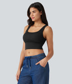 OneForm Débardeur casual sans couture col rond échancré dos en U avec soutien-gorge intégré
