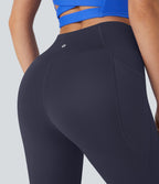Softlyzero™ Legging Capri Unis Poches Croisées - UPF50+