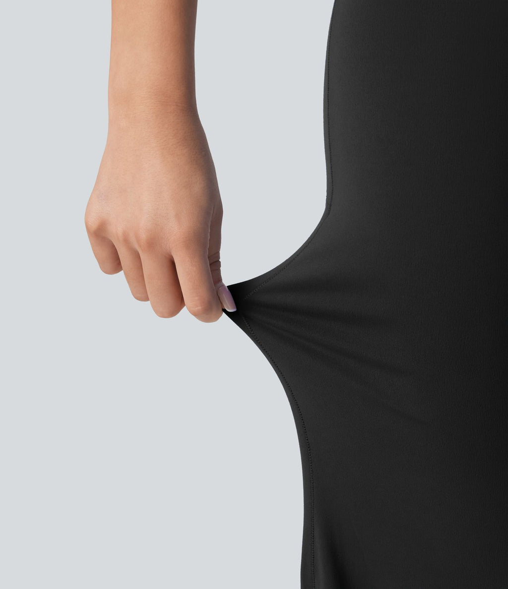 Pantalon de danse SoftlyZero™ taille haute gainant avec poches - Protection solaire UPF50+