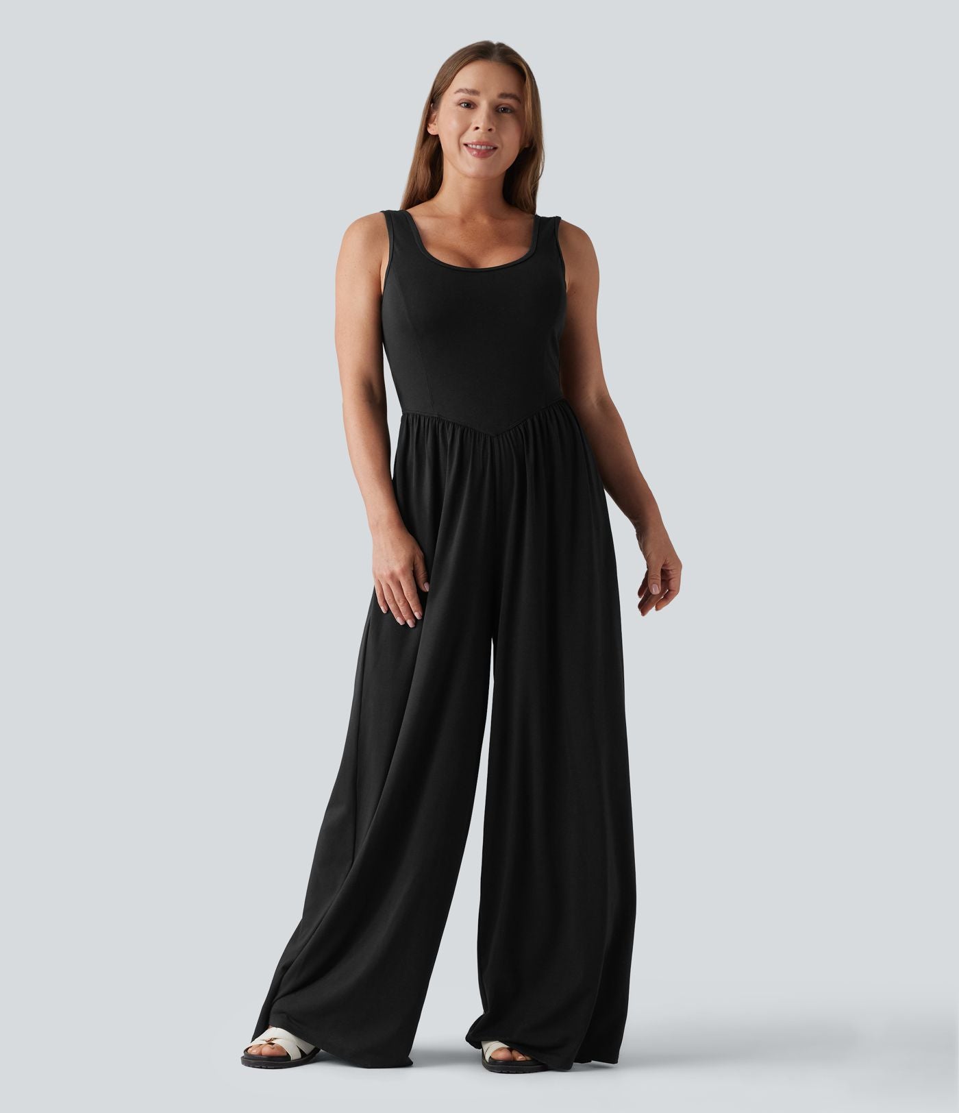 Combinaison casual large col U avec poches - Édition Easy Peasy