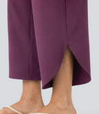 Pantalon fluide resort Breezeful™ à séchage rapide, coupe fendue et effet ventre plat