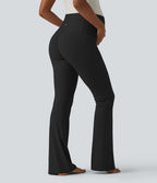 SoftlyZero™ Legging de yoga de maternité évasé taille super haute avec poches