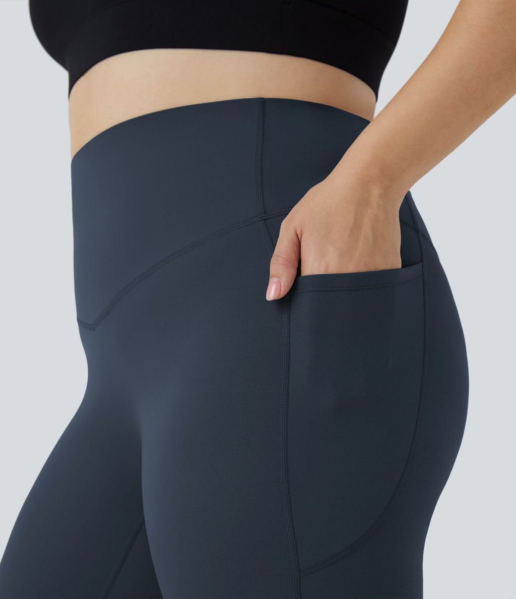 Legging d'entraînement gainant taille haute grande taille avec poches Halara UltraSculpt™