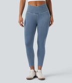 Halara Flex™ Jegging Travail Tricoté Extensible Lavé Poche Latérale Croisée