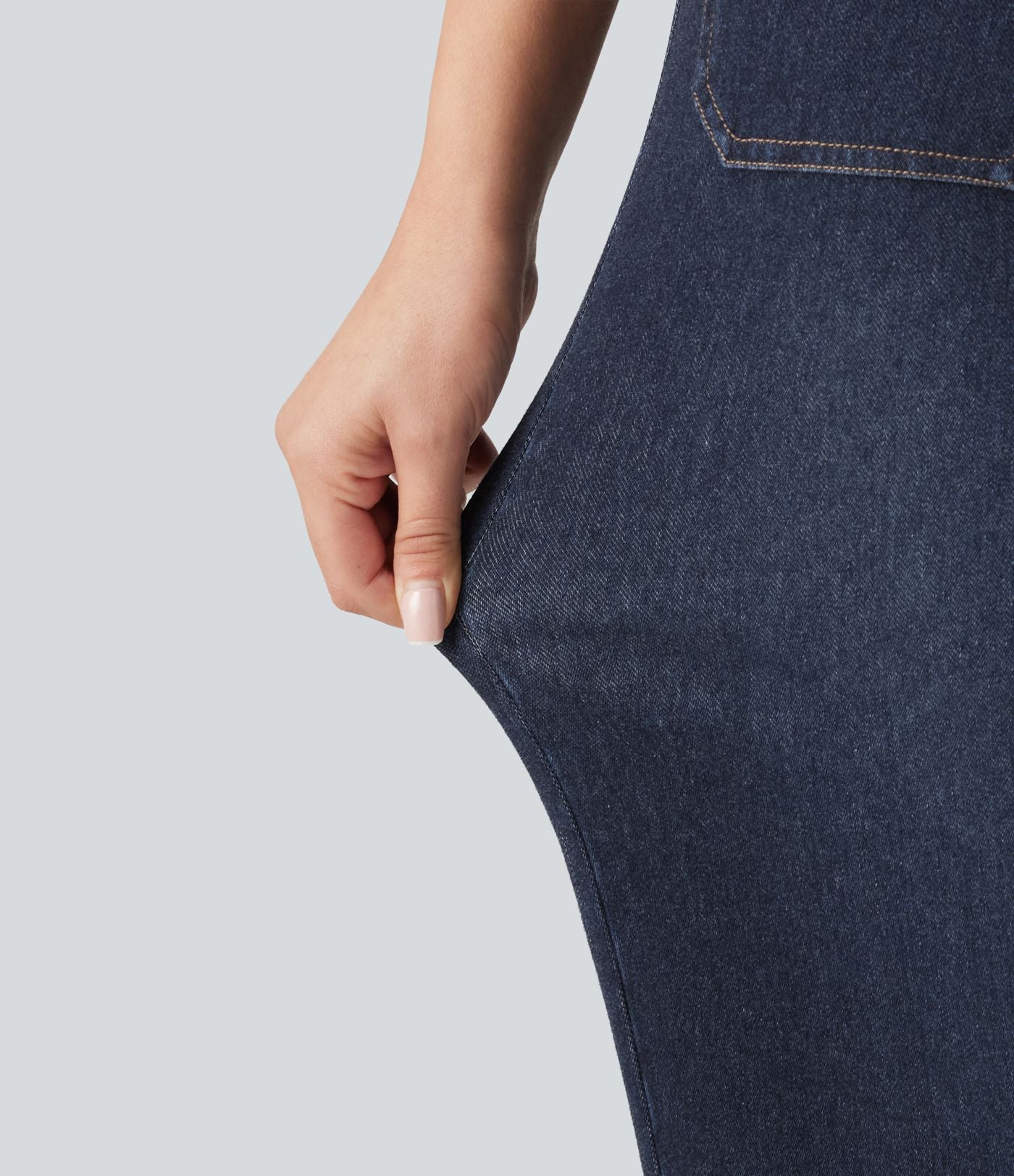 Jean décontracté taille haute à jambes droites Halara Flex™ avec poches