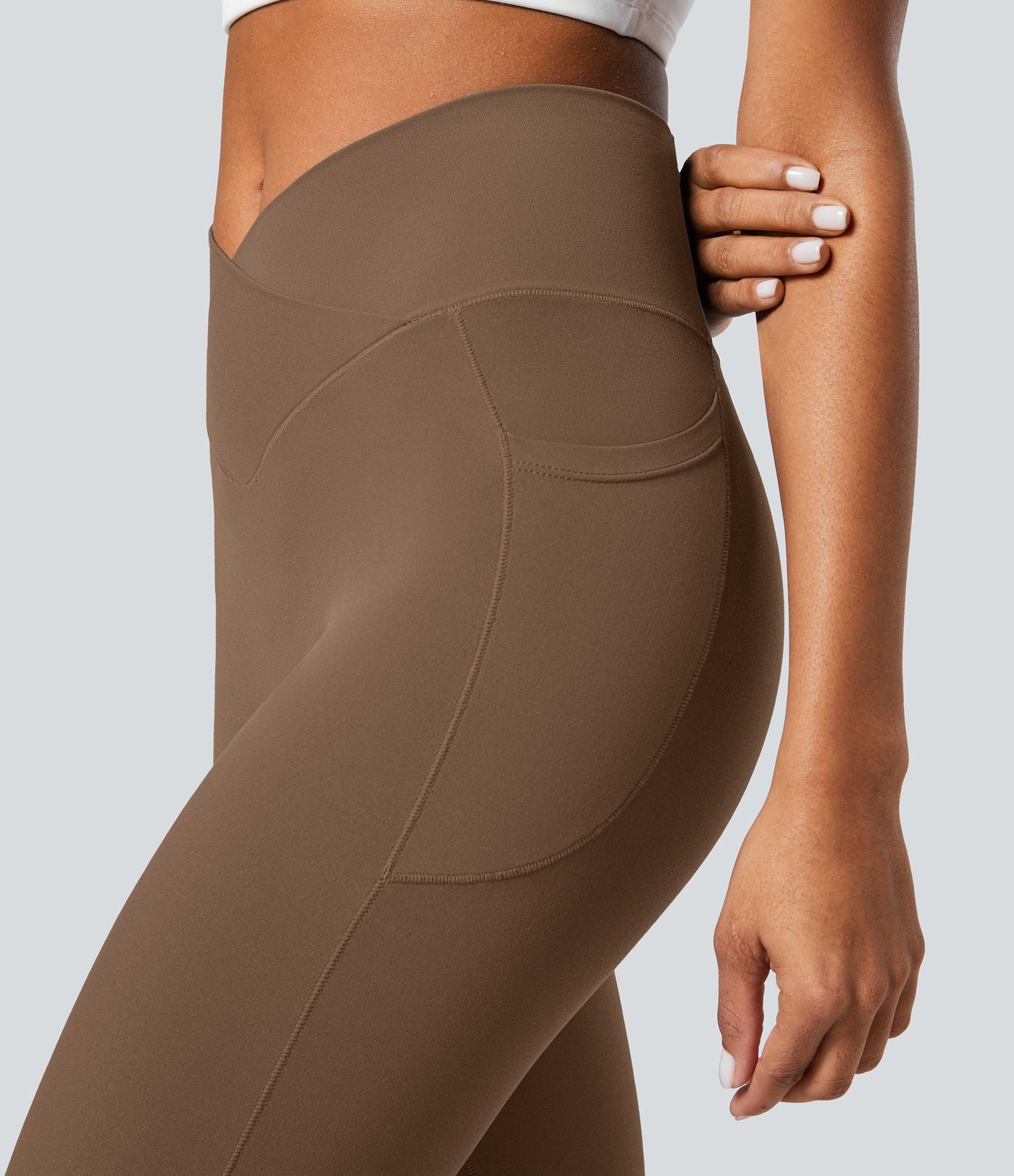 Softlyzero™ Legging Unis Poches Croisées