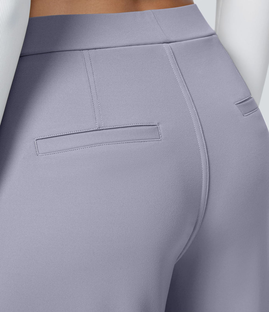Pantalon tailleur Halara Flex™ DayStretch coupe droite taille haute avec poches