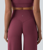 SoftlyZero™ Pantalon yoga coupe droite gainant taille haute à fronces - UPF50+