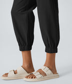 Joggings décontractés à taille mi-haute avec poches