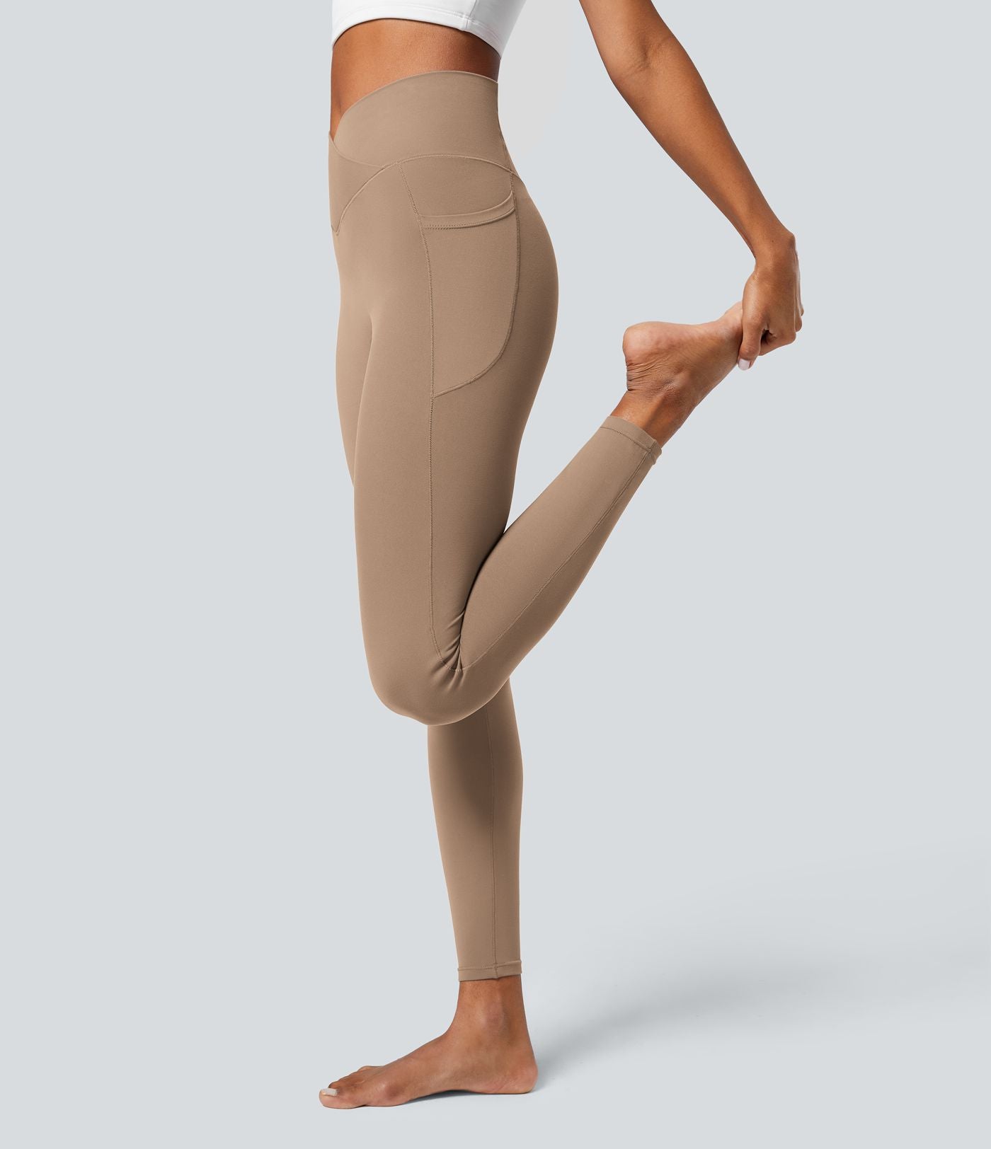 Softlyzero™ Legging Unis Poches Croisées
