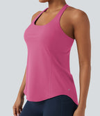 Débardeur running Halara UltraSculpt™ col rond dos croisé bonnets E-G