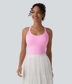 Body SoftlyZero™ Airy col U sans manches dos torsadé ouvert effet frais InstantCool avec boucle réglable et brassière intégrée