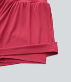 Short tailleur 2-en-1 Cool Touch yoga taille très haute Softlyzero™ Airy grande taille 17,5 cm avec poches