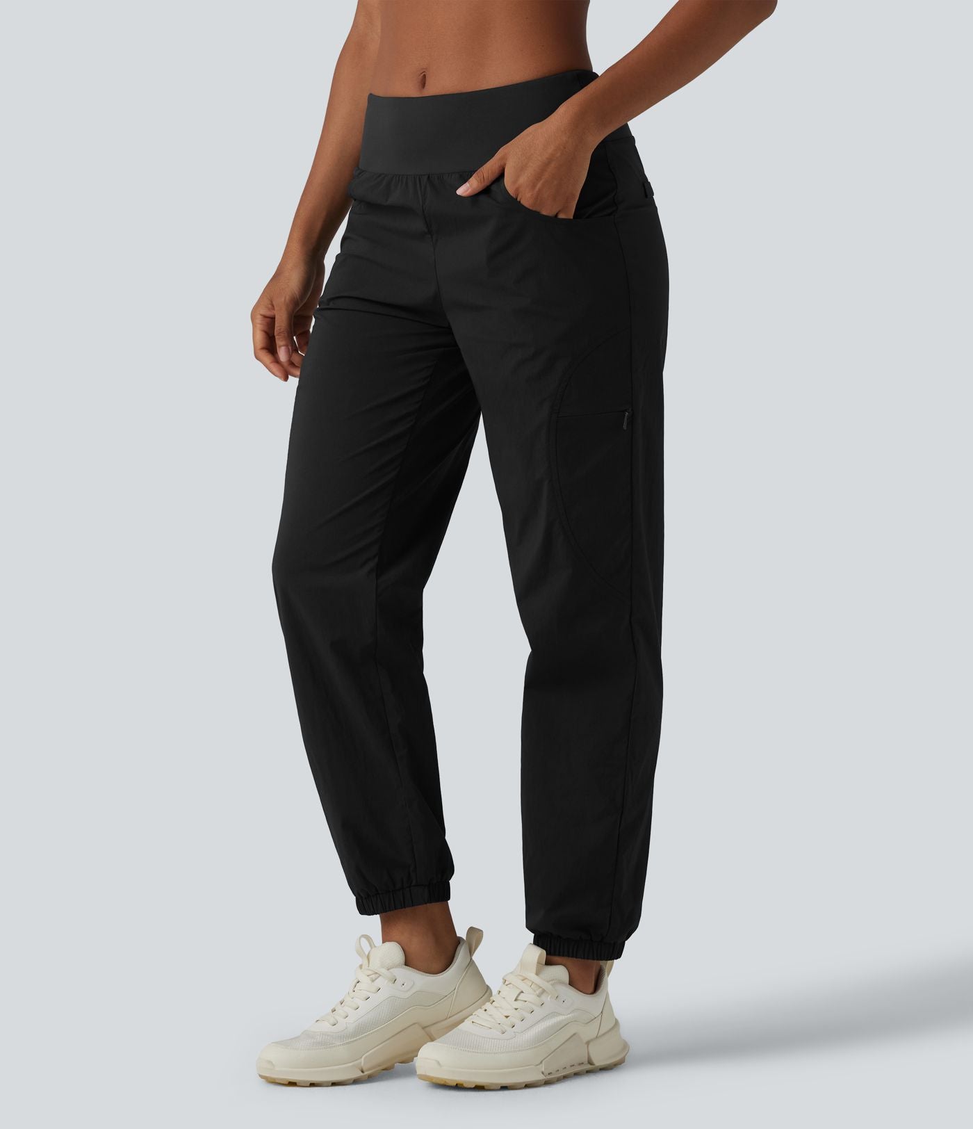Jogging de randonnée taille basse avec poches