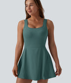 Robe de sport mini 2-en-1 SoftlyZero™ Airy col U poches effet frais InstantCool danse bonnets E-G, accès facile Easy Peasy