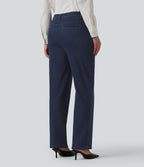 Jean bureau droit taille haute Halara Flex™ avec poches