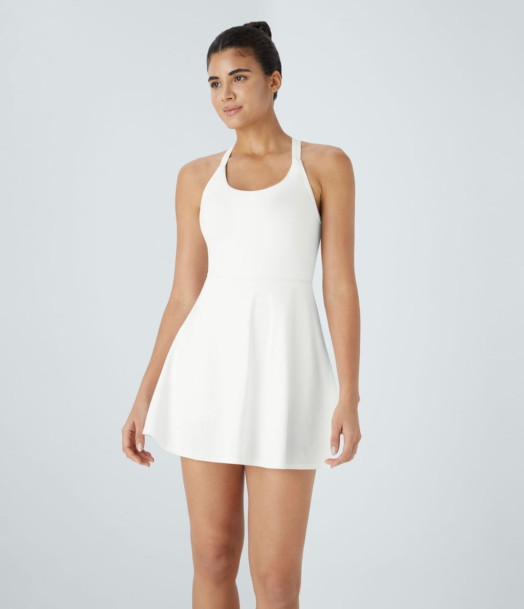 Robe de sport dos nu torsadée A-C