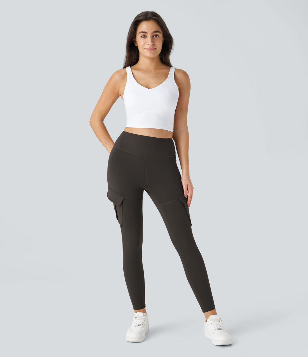 Legging yoga ajusté cargo taille haute DayStretch avec poches