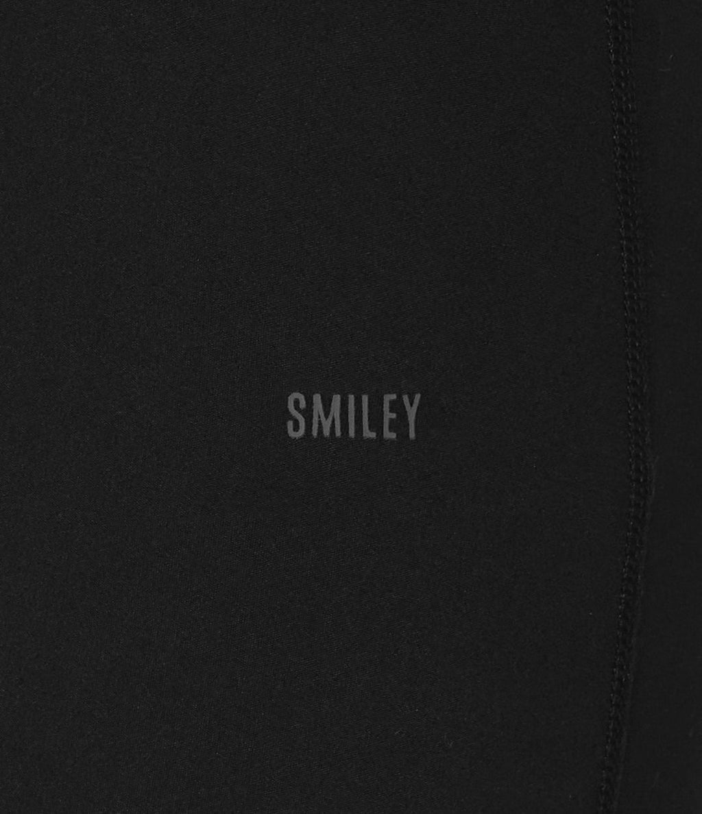 Legging de yoga Halara X Smiley® Halara UltraSculpt™ taille haute croisé avec empiècements en mesh contrastant et boucle décorative