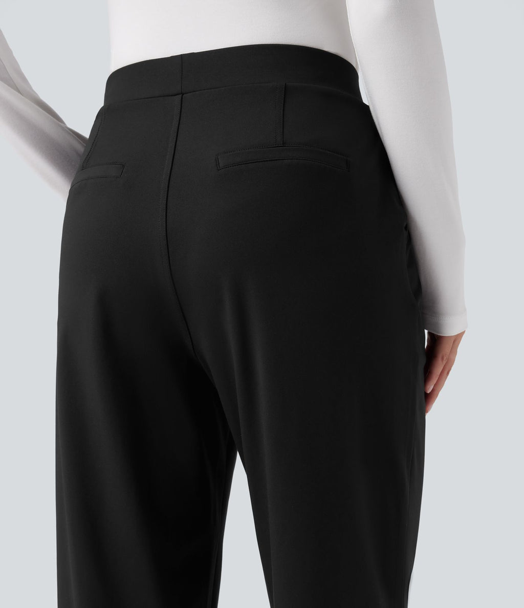 Pantalon tailleur Halara Flex™ DayStretch gainant coupe droite taille haute avec poches