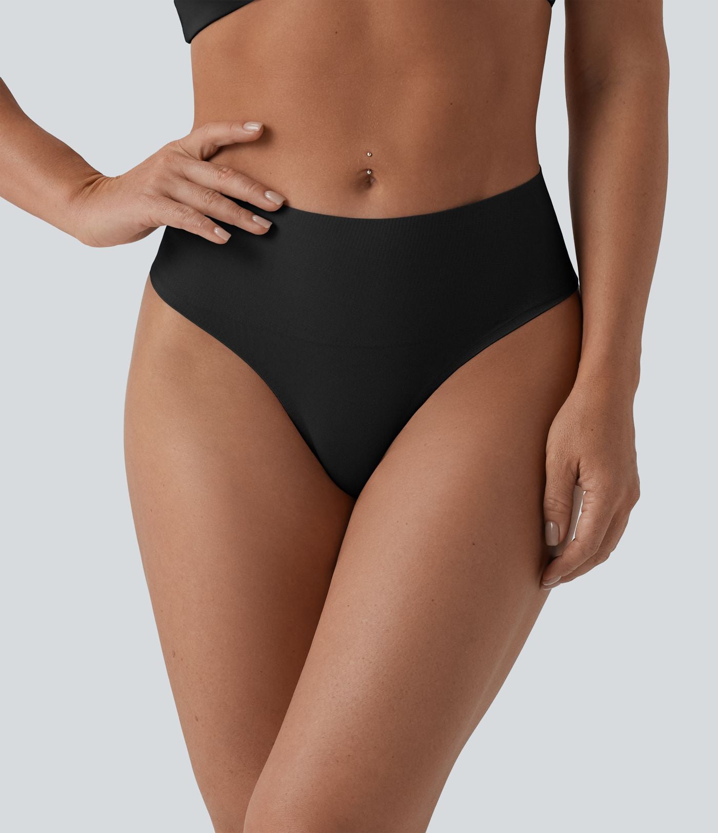 String taille haute gainant