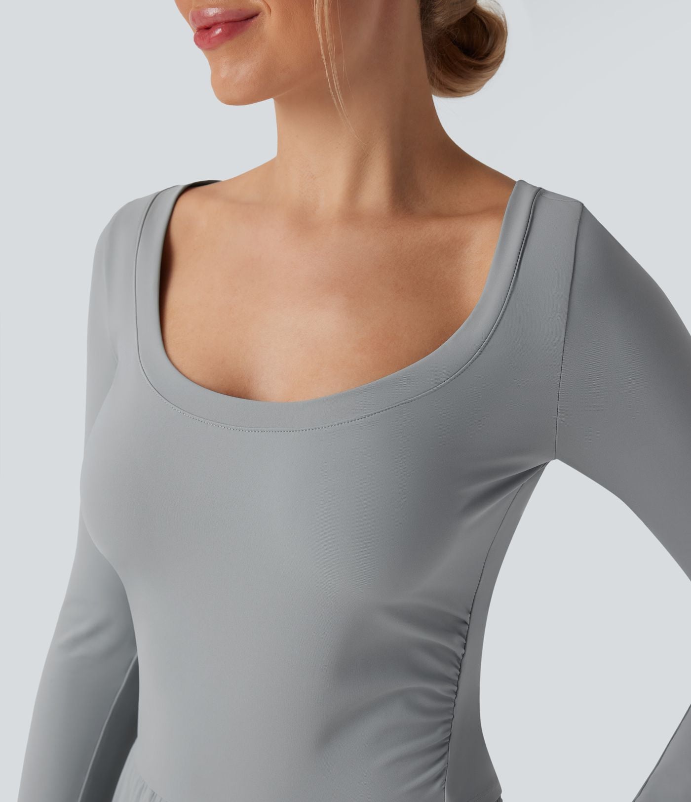 Combinaison workout SoftlyZero™ Airy manches longues trous pouces Cool Touch avec poches - Édition Easy Peasy