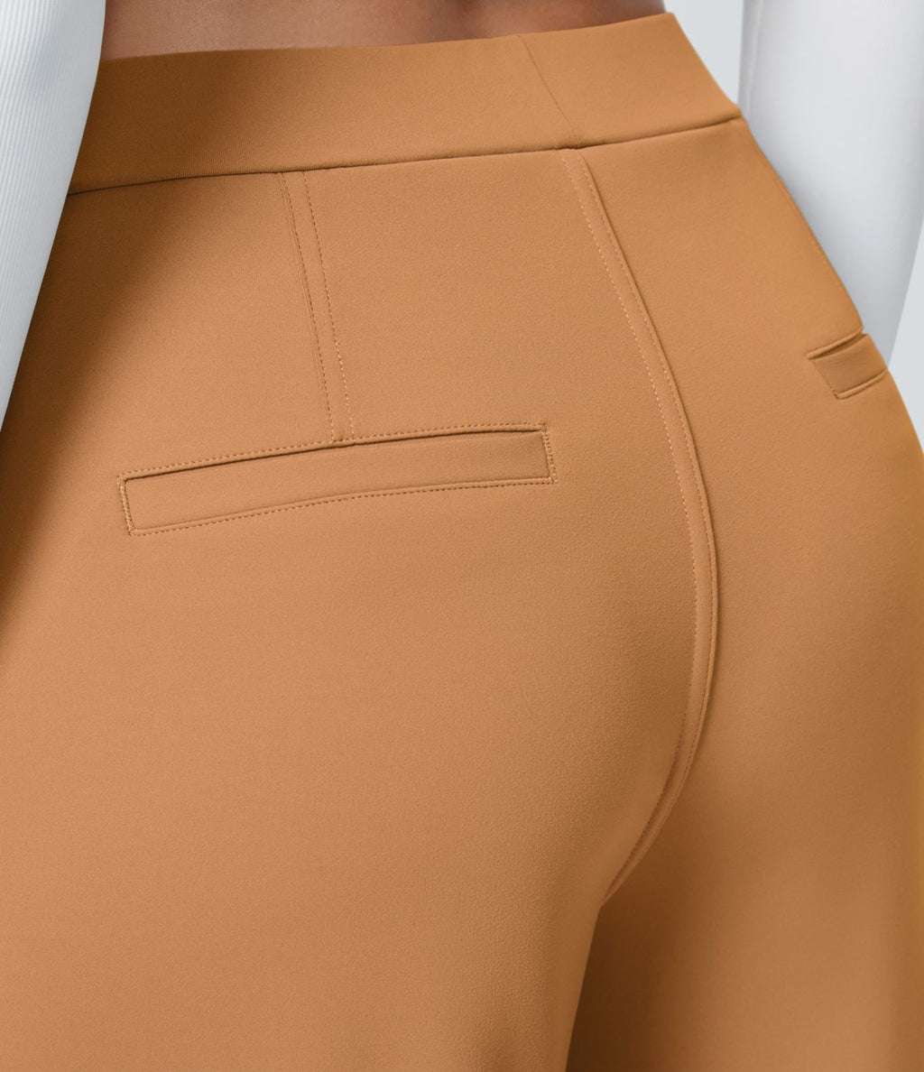 Pantalon tailleur Halara Flex™ DayStretch coupe droite taille haute avec poches