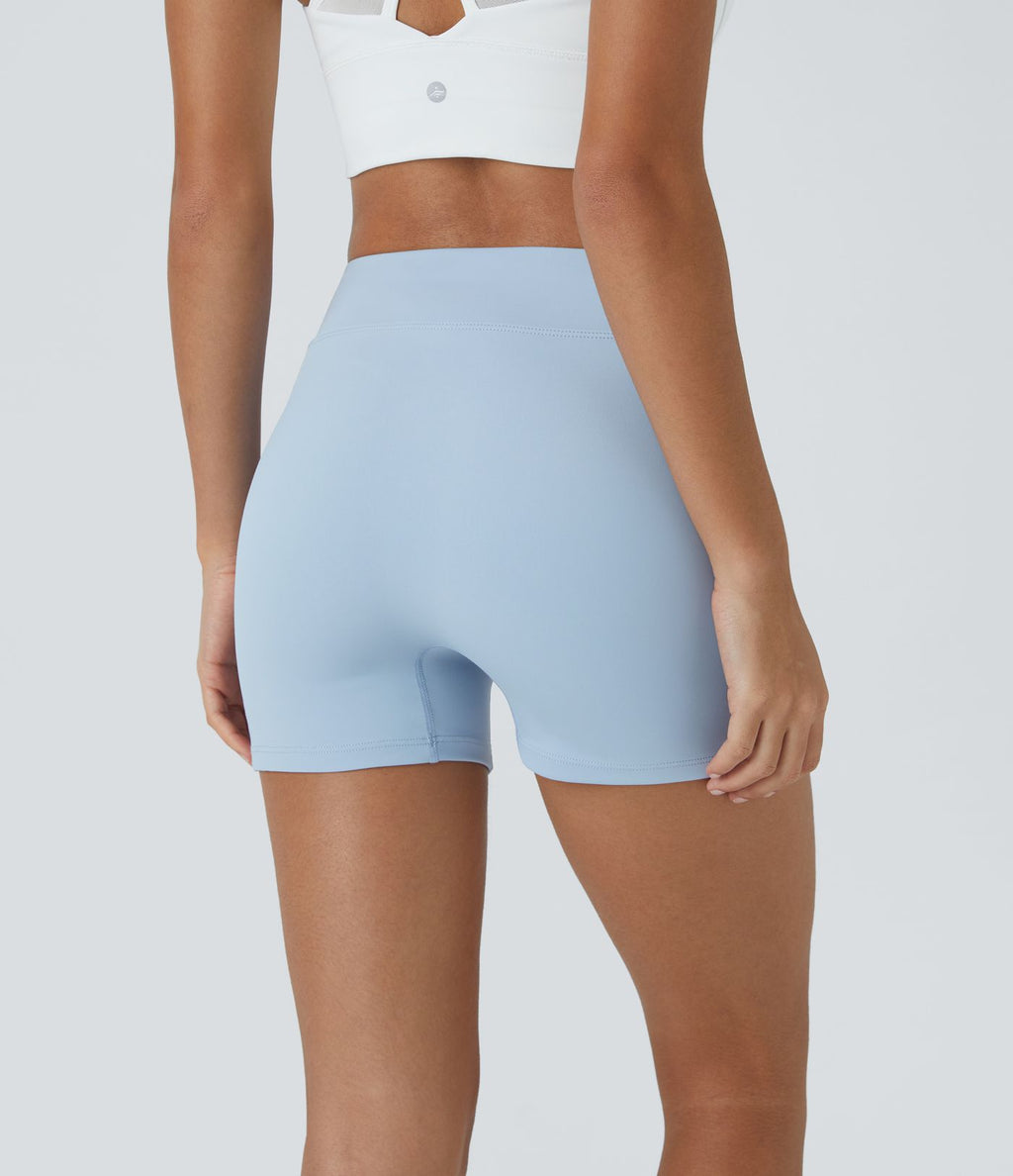 Short de yoga SoftlyZero™ Airy 8,8 cm taille haute poches latérales uni effet frais InstantCool