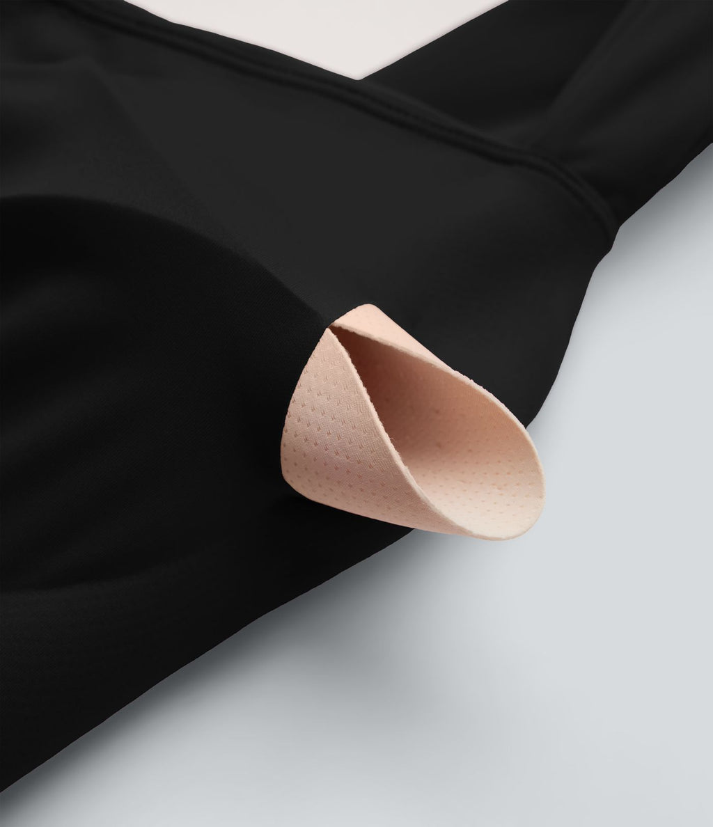 Robe-short mini SoftlyZero™ Plush à encolure cœur avec coussinets amovibles, poches et bonnets B à E, accès facile Easy Peasy