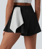 Breezeful™ Short de course 2-en-1 10 cm taille haute croisée à séchage rapide, avec poches