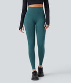Legging yoga 7/8 gainant effet push-up taille haute sans couture OneForm Seamless Flow