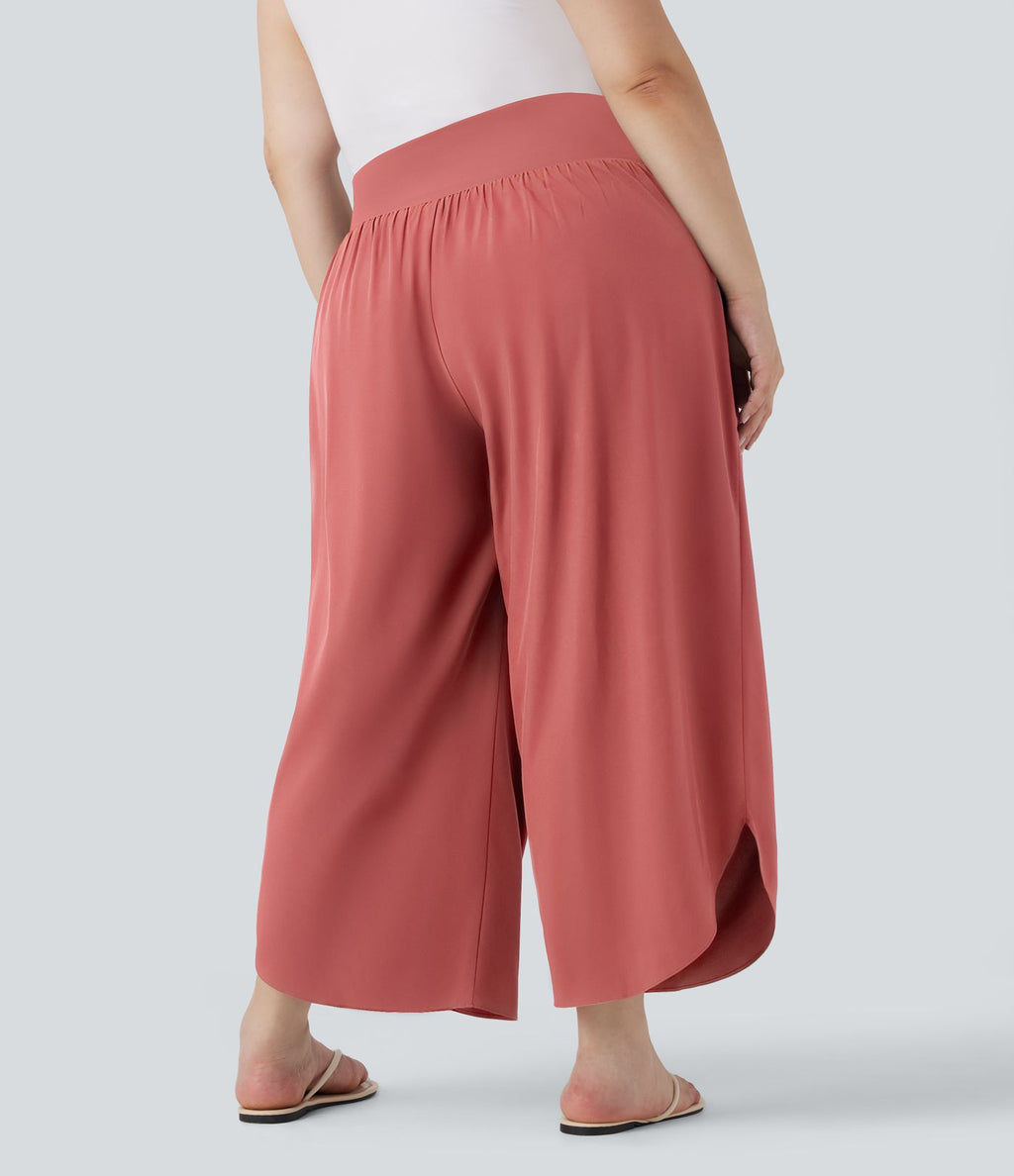 Pantalon tailleur gainant taille haute avec poches Halara Flex™