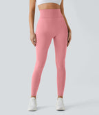 Legging taille haute froncé uni sans couture OneForm Seamless Flow
