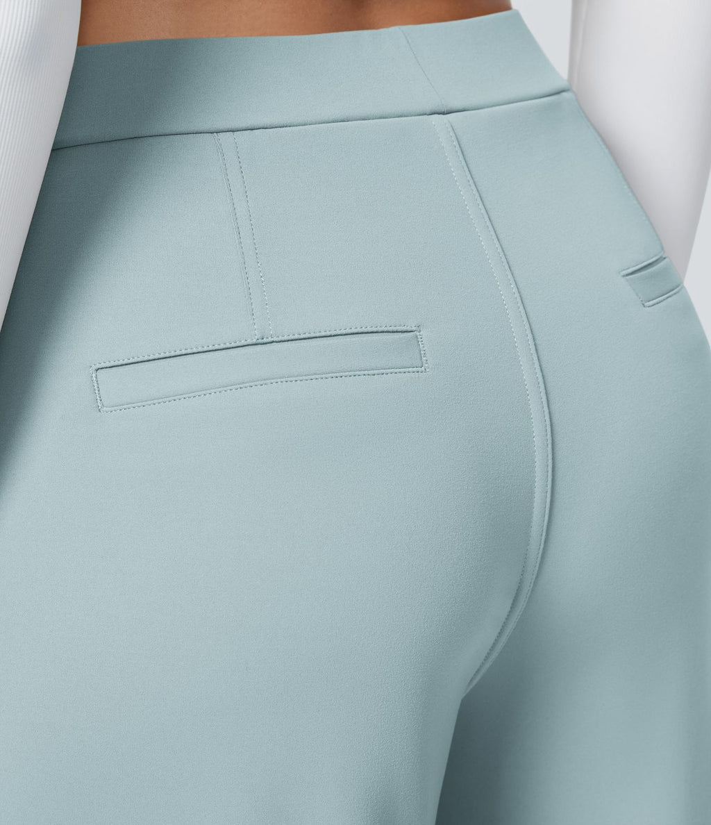 Pantalon tailleur Halara Flex™ DayStretch coupe droite taille haute avec poches