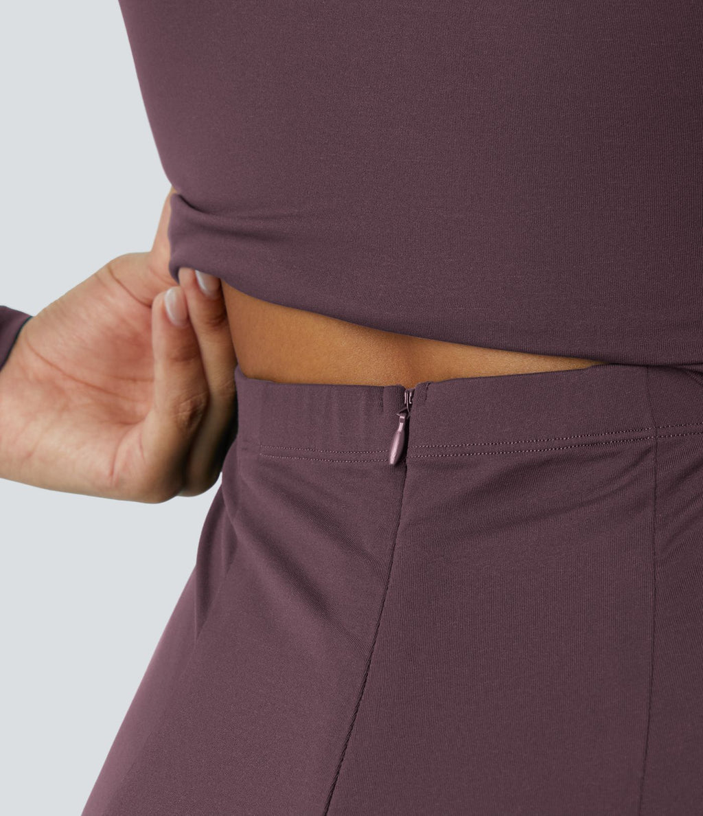Combinaison de cérémonie à manches longues, coupe large avec poches latérales et zip invisible - Édition Easy Peasy