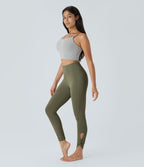Softlyzero™ Leggings de Yoga Taille Haute avec Poche Arrière Découpée et Torsadée